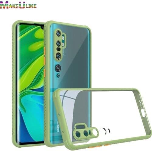 Anti-Fall Clear Case For Xiaomi Mi 11 10 10T Pro Lite Note 10 Lite Case Transparent Hard Cover For Xiaomi 11 10TPro 10Pro Case