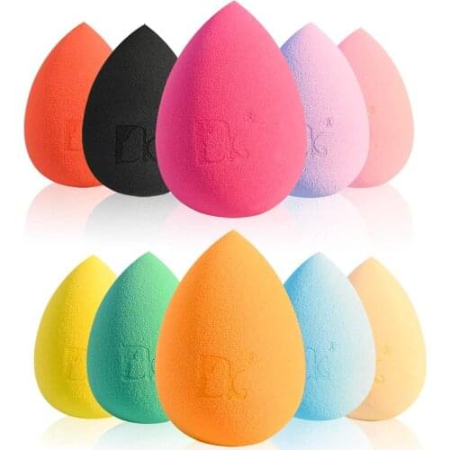 Dolovemk 10PCS Water Drop Shape Latex-Free Soft Cosmetic Puffs Makeup Christmas Sponges