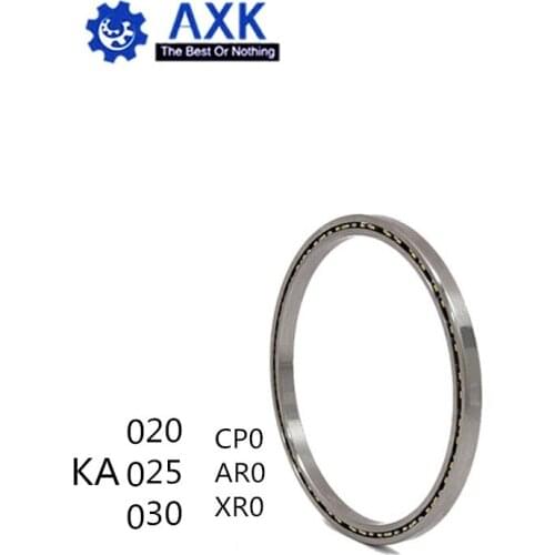 Thin Section Ball Bearing KA020AR0/KA025CP0/KA030XP0 (2x2.5x0.25 inch) For Robotic Bearings Reail-silm thin ball bearings