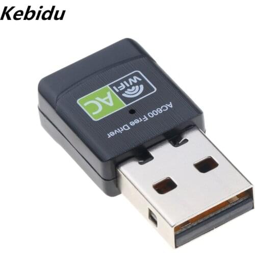 Free Driver USB Wifi Adapter 600Mbps Wi-Fi Ethernet Receiver 2.4G Network Card Antena Wi Fi Receive with rotatable Antenna