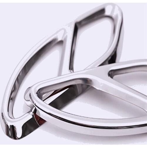 For Benz E/C/GLC/A/B/GLE/GLS Class 2015-2017 2pcs Exhaust Tail Pipe Muffler Cover Trim for Benz DIY Stainless Steel Tail Pipe