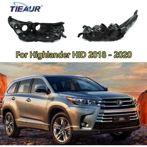 Headlight back base For Highlander HID 2018 2019 2020 Headlight housing base Car accessories Replacement