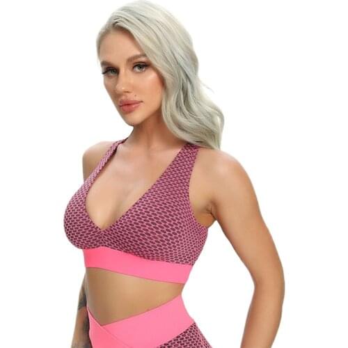 Women Yoga Bras Fitness Crop Tops Beauty Back Underwear Quick Dry Sports Bra Yoga Vest Running Tank Top Gym Workout Sportswear