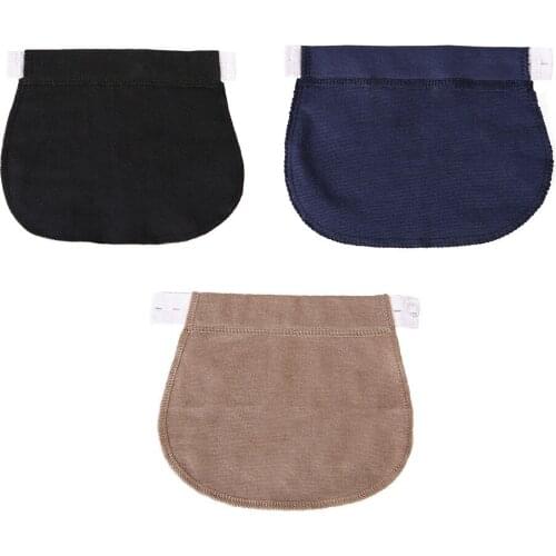 1pc Adjustable Elastic Waist Extender Maternity Pregnancy Waistband Belt Clothing Pants For Pregnant