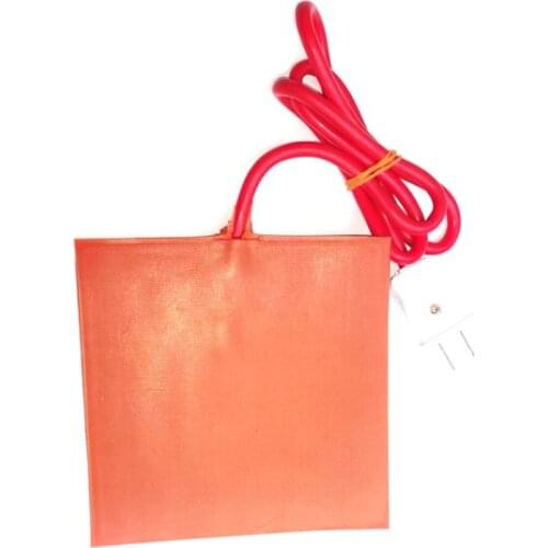 220v 43w 150*150mm Thickness 5mm Waterproof Silicone Rubber Heater Pad heating dip in water 1000mm lead wire