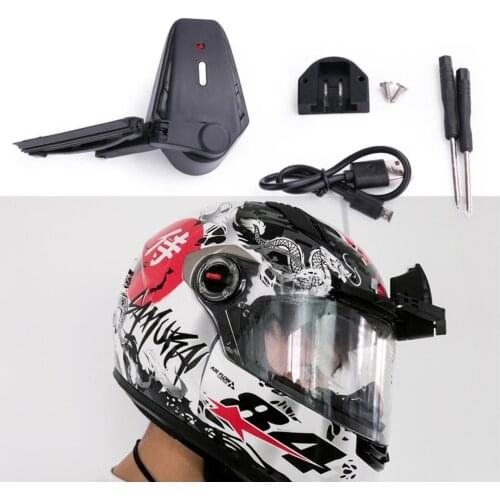 50% Hot Sales!! Helmet Wiper Professional Double Gear ABS Electric Wiper Blade IP5 for Motorcycle