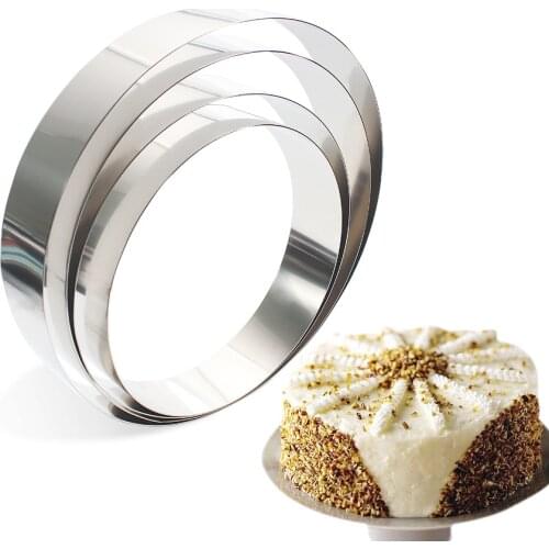 7-14INCH Round Circle Shape Wedding Fondant Mousse Cake Mold Mousse Cake Ring Baking Bakeware Cake Tools Kitchen Accessories