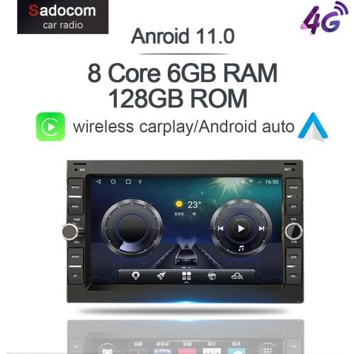 7'' Android 10.0 Car DVD Player 6GB 128G Radio car radio for VW Volkswagen GOLF POLO TRANSPORTER Passat b5 BORA MK5 SHARAN JETTA