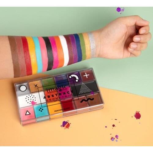 8/16 Colors Face Body Paint Face Body Painting Oil Safe for Kids Party Flash Art Tattoo Tool Palette Fancy Dress Makeup Palettes