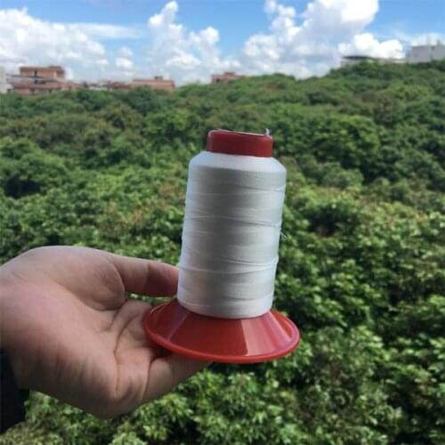 White Color 500 Meters Strong Bonded Nylon Tent Backpack Sewing Thread