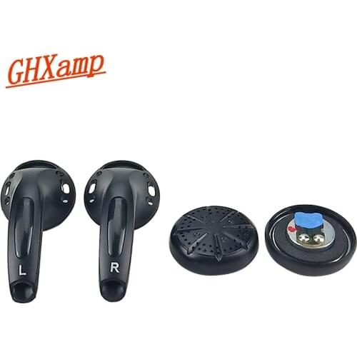 GHXAMP 150Ohm Bass Earphone Driver Unit 15.4mm Hifi Earpiece Speaker Low Frequency Repair MX500 Earphone Accessories DIY 2pcs