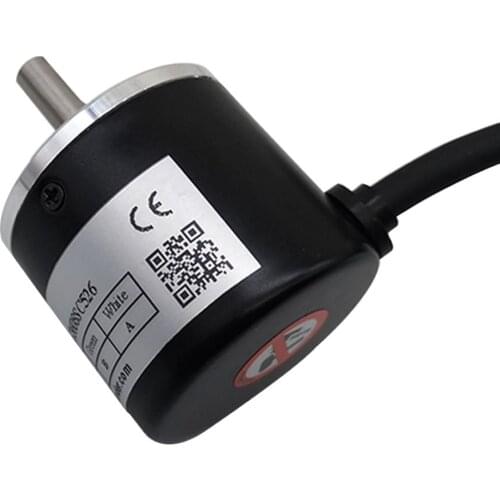 Free Shipping 8mm Solid Shaft Incremental Rotary Encoder GHS38 360 500 6001000 2000 2500 3600 PPR