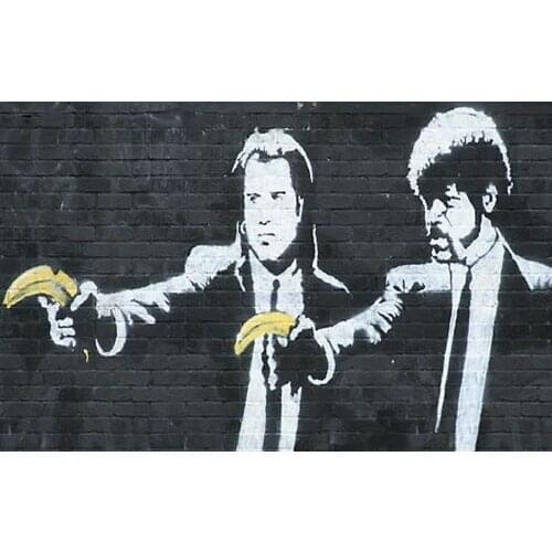 Pulp Fiction Art Film Print Silk Poster Home Wall Decor 24x36inch