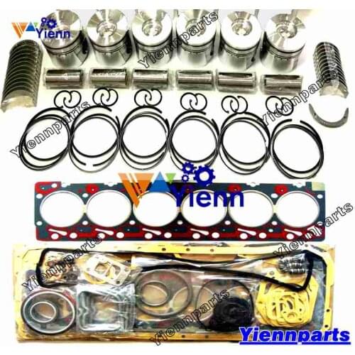 For Cummins 6BT Overhaul Rebuild Kit 5.9L 12V Engine DODGE RAM PICKUP Excavator Tractor Laoder Diesel Engine Parts