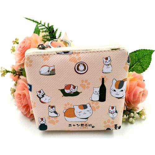 Anime Demon Natsume yuujinchou Purse Coin Bag Change Wallet