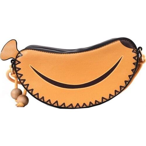 Fashion creative banana messenger bag girl shoulder bag pass cute all-match fruit bag girl