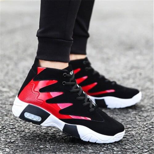 Spring and Autumn Mens Casual Shoes Large Size 39-44 Sports Shoes Fashion Comfortable High Mens Shoes Zapatos Hombre