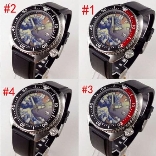 45mm Bliger Silver Case Sapphire Glass Date C3 Luminous Waterproof Rubber Strap NH35A Movement Mens Top Automatic Watch