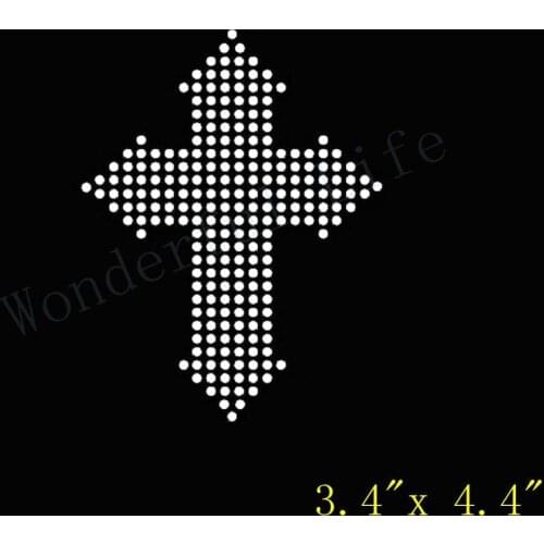 New coming Cross small Rhinestone Transfer for Mask DIY in super blingbling quality