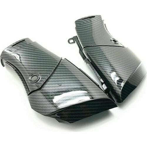 Carbon Fiber Pattern Rear Ram Air Intake Tube Duct Cover Fairing for Yamaha YZF R1 09-14