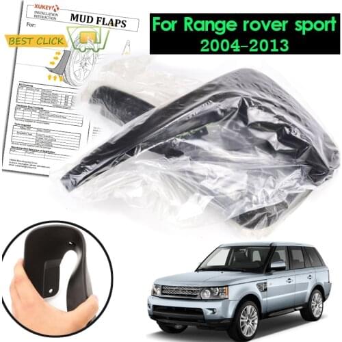 XUKEY FRONT&REAR OE STYLED MUD FLAPS FOR RANGE ROVER SPORT L320 2005-2013 SPLASH GUARDS FENDER CAR ACCESSORIES 2012 2010 2011