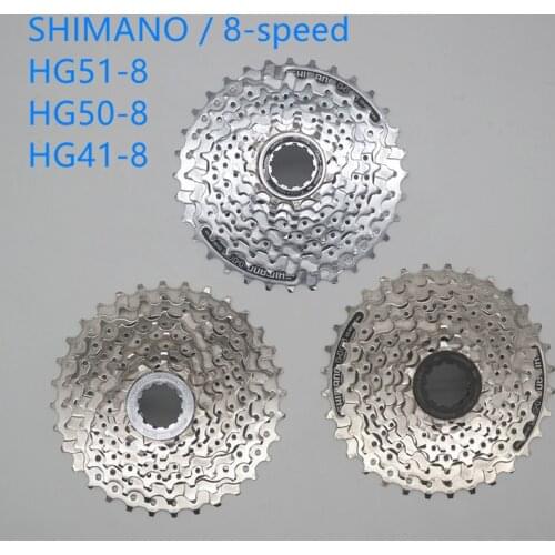 SHIMANO CS HG51-8 HG41-8 Cassette freewheel Mountain Bike flywheel MTB 8 Speed Cassette Sprocke 11-32T 8 Speed