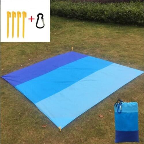 Ultra-light Waterproof Picnic Mat Outdoor Camping Mat Picnic Blanket Portable Pocket Sand Beach Mat Pad Folding Camping Mattress