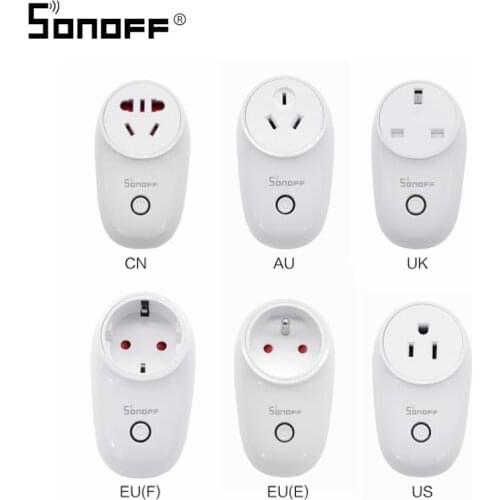 Itead SONOFF S26 Wifi Smart Plug Switch Timer Wall Power Socket E-WeLink Plugs Work With Alexa EU-E/EU-F/UK/AU/US/BR/IT/IL/CH/CN