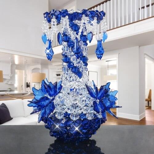 2018 New DIY handmade Flower Vase Acrylic Pendant Bottle Decoration Bedroom Living Room Home Creative Decoration Crafts