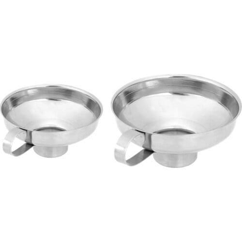 Stainless Steel Wide Mouth Canning Funnel Salad Dressing Funnel Oil Leak