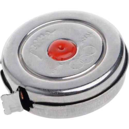 1Pc 2m Mini Office Stainless Steel Woodworking Retractable Tape Measure Metric