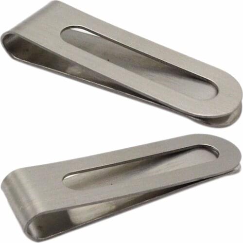 1Pcs Silver Tone Hollow Style Stainless Steel Rectangle Money Clip Holder Purse Cash Money For Slim Pocket Cash