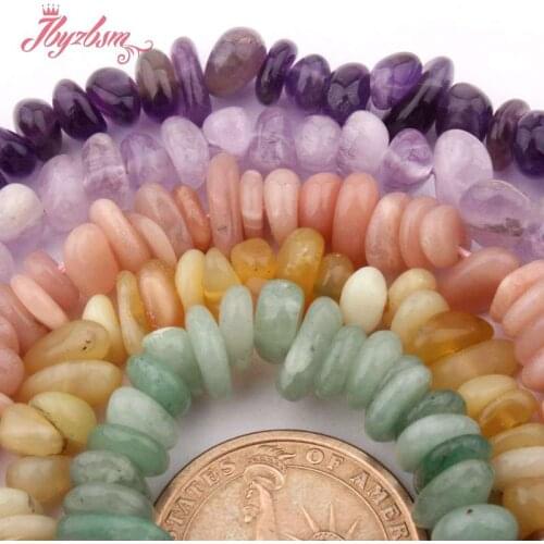 4x6-5x9mm Freeform Irregular Shape Beads Natural Stone Beads For DIY Necklace Bracelets Earring Jewelry Making 15" Free Shipping