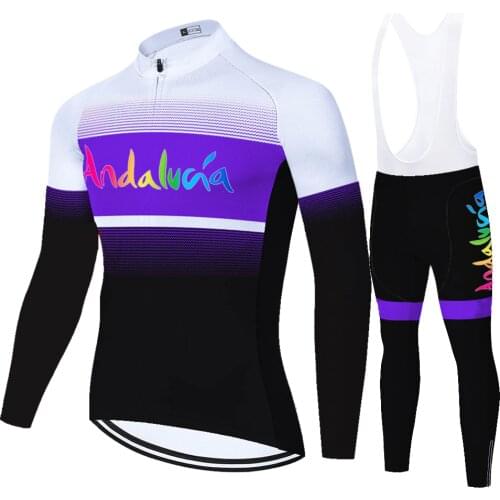 Andalucia Summer Spirng Bicicleta Equipamento Cyclisme Homme Equipo Masculino Ropa Hombre Jersey Ciclismo Maillot Ciclismo