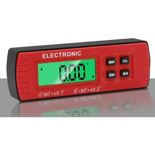 Digital Level Box Electronic Angle Gauge Protractor Angle Finder Bevel Gauge with Magnetic Base with Battery