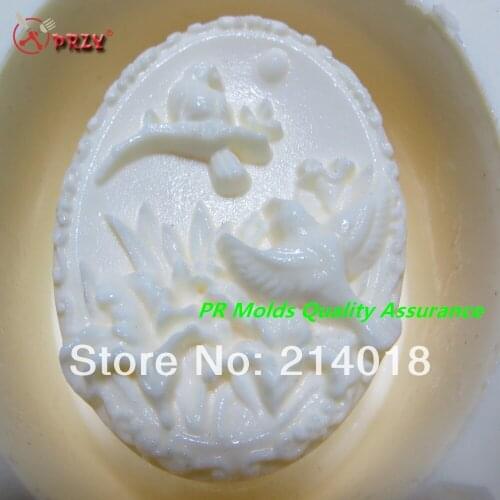 Soap Mold Cake Decoration Mold Wholesale Handmade Soap Mold NO.:SO381 Magpies Pigeons Mother and Son Modelling Silicon Moulds