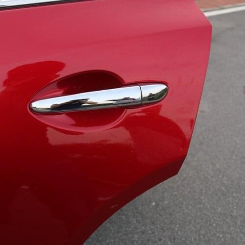 For Mazda 3 Mazda3 Axela 2009-2016 Chrome Door Handle Cover Trims & Door Bowl Cover Car Styling 2010 2011 2012 2013 2014 2015