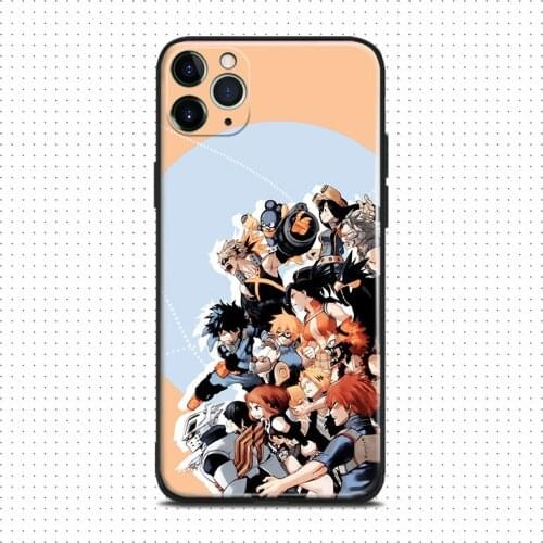 Boku No Hero Academia Class 1-A FOR IPhone Se 6 6s 7 8 Plus X Xr Xs 11 12 Mini Pro Max TPU Soft Silicone Phone Case Cover Shell