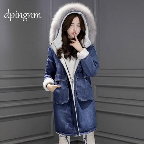 New Long Parkas Female Womens Winter Jacket Coat Thick Cotton Warm Jacket Womens Outwear Parkas Plus Size Fur Coat 2018