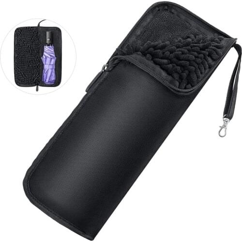 Portable Superfine fibers Water Absorbent Umbrella Bag Ultrafine Cover Cleaning Cloth Waterproof Case travel Accessories