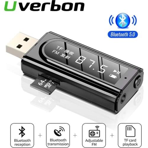 Bluetooth Receiver Transmitter Adapter USB Bluetooth FM 6IN1 Receptor For Car PC TV Aux Audio Receiver USB Adapter