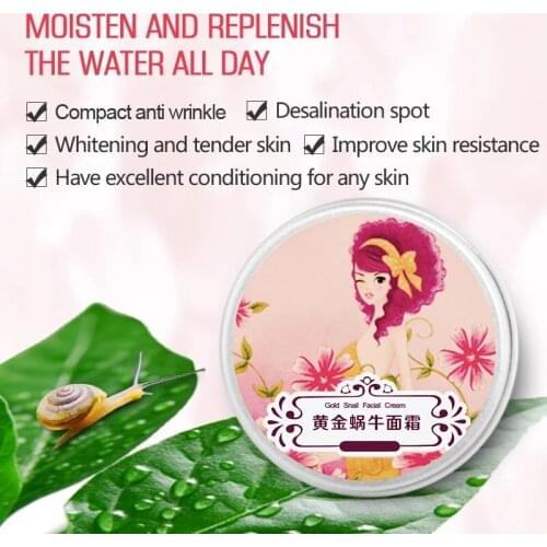 Dropshipping AFY Gold Snail Face EYE Cream Moisturizing Whitening Anti-aging Anti wrinkle Day Cream Face Care pobling