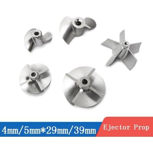 Jet Pump CNC Aluminum Propeller Ejector Metal Prop Diameter 29mm/39mm Aperture 4mm/5mm Spray Barrel RC Boat Accessories