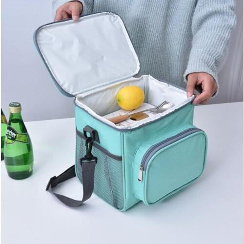 Cooler lunch bag picnic storage box For Men Women Bento Box Fresh Keep Ice Pack Food Fruit Container Storage Supply Bags