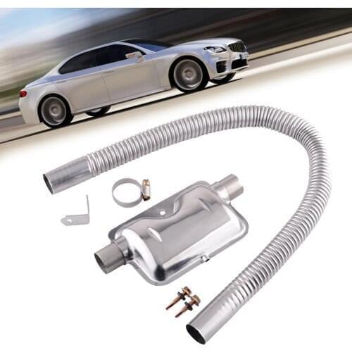 60/150/200CM Car Air Heater Ducting Waste Gas Pipe Hose Line and Muffler for Diesel Parking Heaters For Webasto/Dometic/Planer