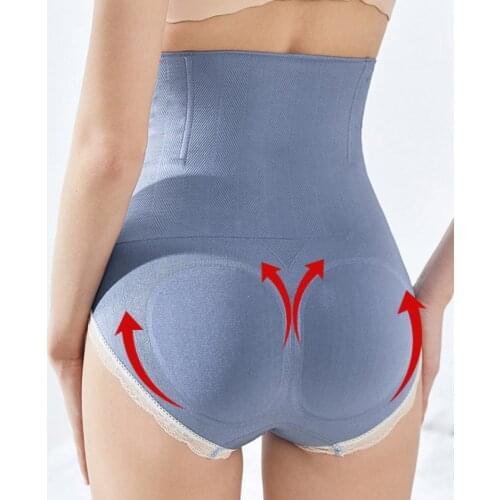 High Waist Tummy Tuck Shaping Panties Women Body Shaper Soft Slimming Underwear Abdomen Control Panty New
