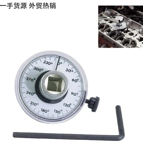 Angle Torque Gauge Torque Wrench 1/2'' Drive Angle Gauge Torque Wrench Meter Measurer Car Garage Tool Adjustable