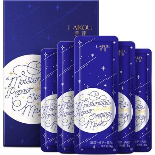 LAIKOU Hyaluronic Acid No Washing Facial Mask Sleeping Face Care Anti Wrinkle Moisturizing Nourishing Repair Masche skin care