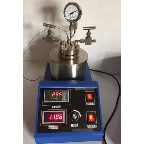 High pressure temperature Autoclave Reactor 25ml with magnetic stirrer max 400C fast shipping