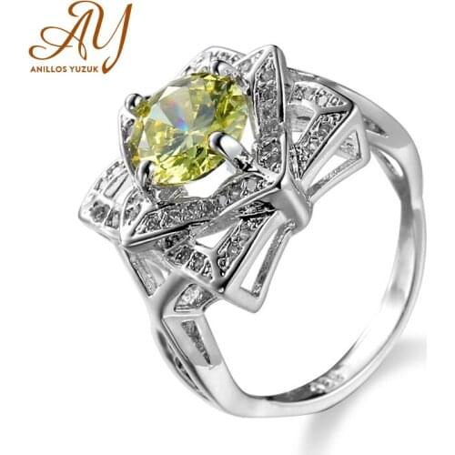 Anillos Yuzuk 925 Sterling Silver Fashion Bee With Daisy Flower Finger Ring For Women Party Jewelry Size 6 7 8 9 10